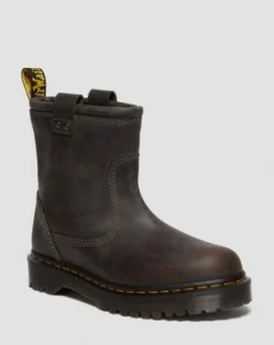 Anistone Lo Leather Biker -maiharit in Hiilenharmaa