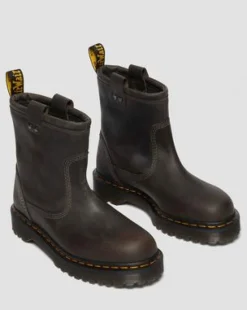 Anistone Lo Leather Biker -maiharit in Hiilenharmaa