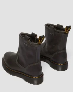 Anistone Lo Leather Biker -maiharit in Hiilenharmaa