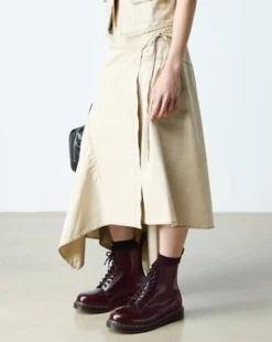 1460 Arcadia Leather -maiharit in Kirsikanpunainen