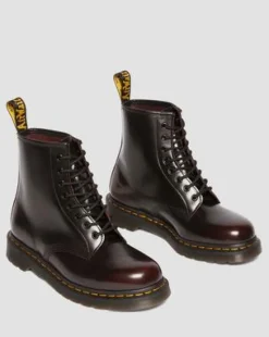 1460 Arcadia Leather -maiharit in Kirsikanpunainen