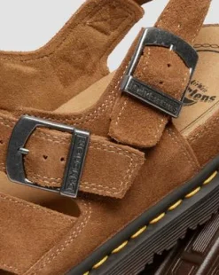 Archive Fisherman Suede -sandaalit in Vaalea Kellanruskea