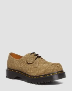 1461 Bex Made in England Emboss Suede Oxford-kengät in Savannah Tan