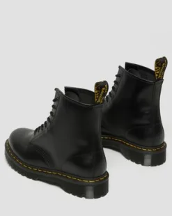 1460 Bex Smooth Leather Platform -maiharit in Musta
