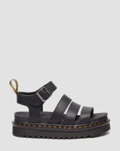 Blaire Athena Leather Strap -sandaalit in Musta