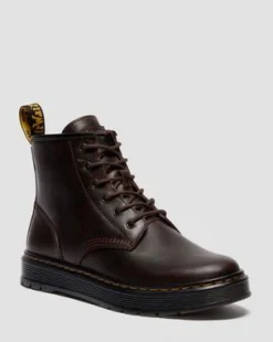 Brookline Crazy Horse -nahkaiset chukka-maiharit in Tummanruskea