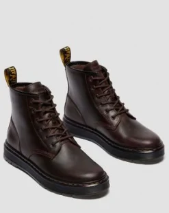 Brookline Crazy Horse -nahkaiset chukka-maiharit in Tummanruskea