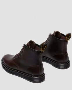 Brookline Crazy Horse -nahkaiset chukka-maiharit in Tummanruskea