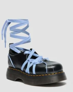 Buzz Ballerina Gloss Leather -kengät in Musta