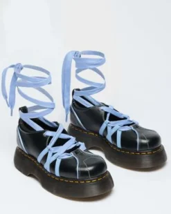 Buzz Ballerina Gloss Leather -kengät in Musta
