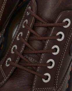 Buzz 5-Eye Grizzly Leather -kengät in Tummanruskea