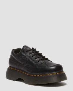 Buzz 5-Eye Milled Nappa Leather -kengät in Musta