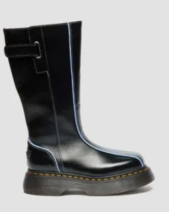 Buzz Hi Gloss Leather -saappaat in Musta