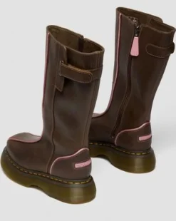 Buzz Hi Wyoming Leather -saappaat in Tummanruskea