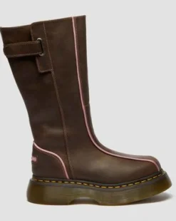 Buzz Hi Wyoming Leather -saappaat in Tummanruskea