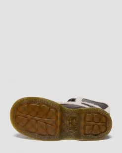 Buzz Lace Up Faux Fur Lined Grizzly Leather-maiharit in Tummanruskea