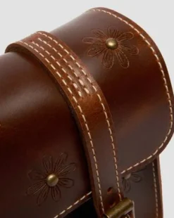 18 cm Mayhem Leather -olkalaukku in Gyldenbrun