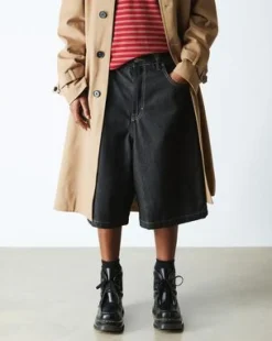 Corran 3-Eye Atlas Leather Heeled -maiharit in Musta