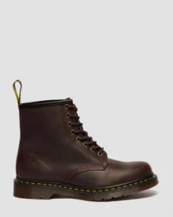 1460 Crazy Horse Leather -maiharit in Kirsikanpunainen