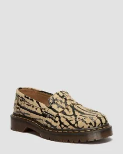 Delapre Suede -loaferit in Tiikinruskea & Musta