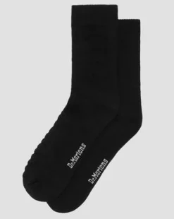 Double Doc Organic Cotton Blend -sukat in Musta