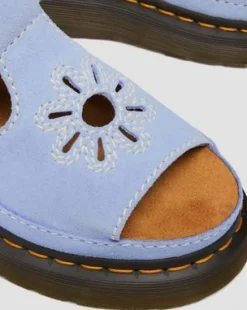 Dunnet Flower Buttersoft Leather -sandaalit in Cornflower Blue