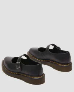 Elphie Virginia Leather Mary Jane -kengät in Musta