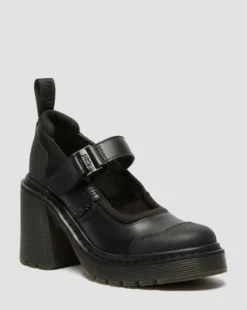 Eviee Tech Strap Mary Jane -Korkokengät in Musta