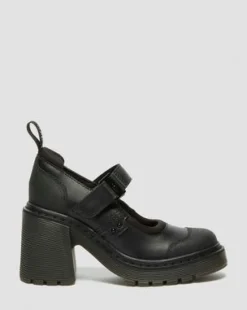Eviee Tech Strap Mary Jane -Korkokengät in Musta