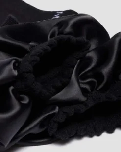 Frill Organic Cotton Blend -sukat in Musta