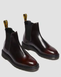 Graeme Arcadia Leather Chelsea-nilkkurit in Kirsikanpunainen