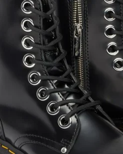 Jadon Max Buttero Leather Platform -maiharit in Musta