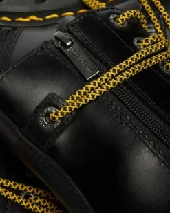 Jadon XL Leather Platform -maiharit in Musta