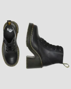Jesy Sendal Leather -korkokengät in Musta