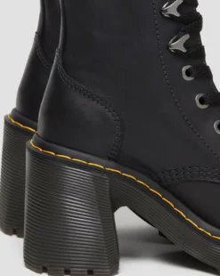 Jesy Sendal Leather -korkokengät in Musta
