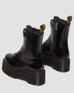 Jetta Hi Max Buttero Leather Platform -maiharit in Musta