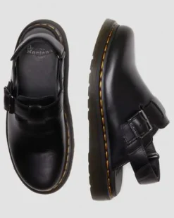 Jorge II Brando Leather Slingback Mules -lipokkaat in Musta
