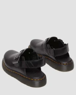 Jorge II Brando Leather Slingback Mules -lipokkaat in Musta