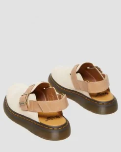 Jorge II Suede & Leather Slingback -lipokkaat in Paperinbeige