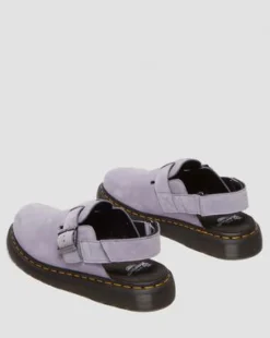 Jorge II Suede Mules in Violetti
