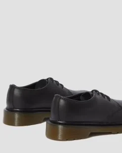 JUNIOR 1461 LEATHER SHOES in Musta