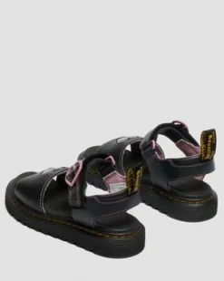 Junior Marlowe Ii Glitter Heart Leather Strap -kengät in Musta