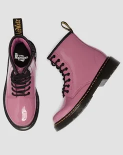 Junior 1460 Patent Lamper Leather -maiharit in Dms Pinkki