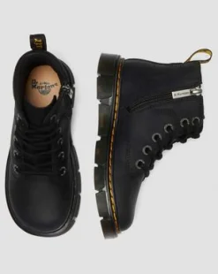 Junior Raffe Leather -nilkkurit in Musta