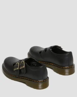 Junior 8065 Softy T Leather Mary Jane -kengät in Musta