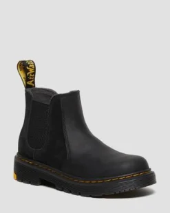 Junior 2976 Wintergrip Suede Chelsea -bootsit in Musta