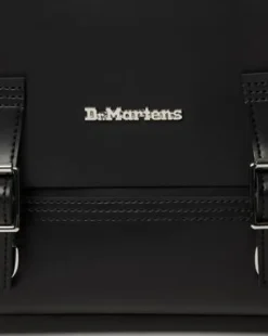 Kiev Leather Box Laptop -reppu in Musta