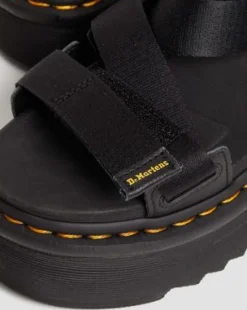 Kimber II Logo Webbing -sandaalit in Musta