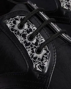 1461 King Nerd Leather Shoes in Musta