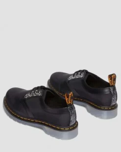 1461 King Nerd Leather Shoes in Musta